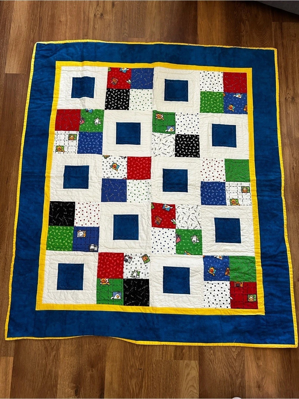 Farm Animal Patchwork Quilt
